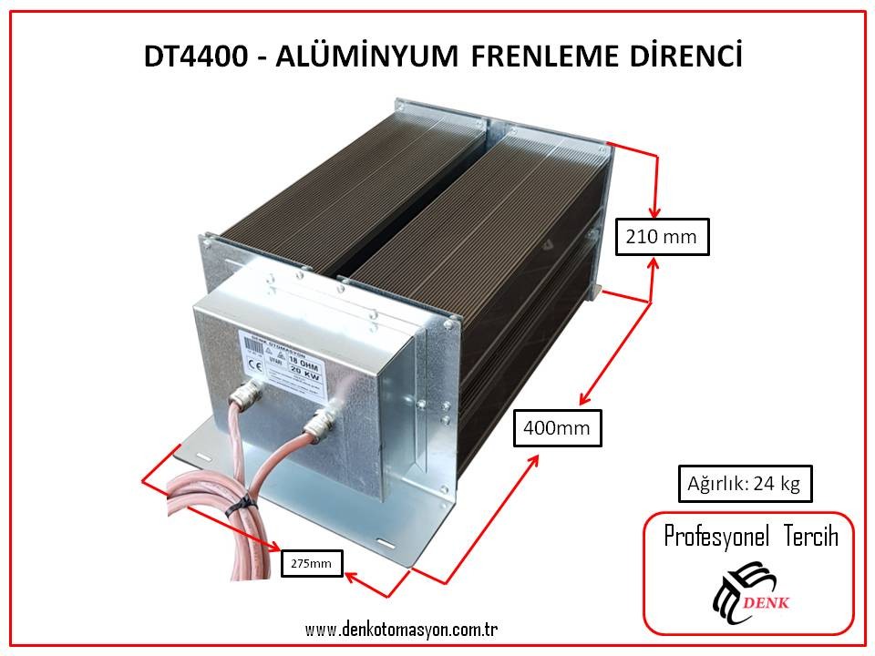 DT4400 - ALÜMİNYUM FRENLEME DİRENCİ